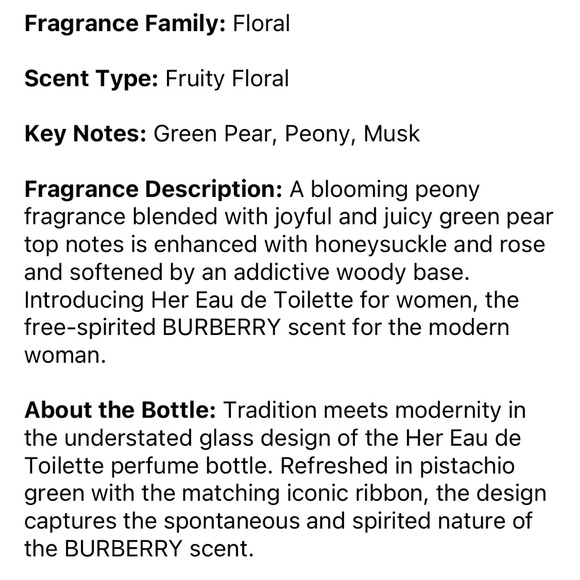 BURBERRY HER - Picture 2 of 3